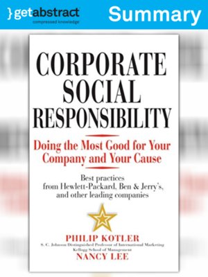 cover image of Corporate Social Responsibility (Summary)